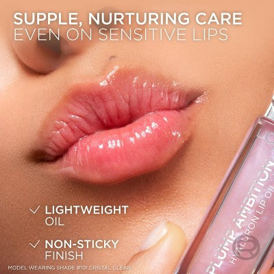 L'Oreal Paris Plump Ambition Hyaluron Lip Oil Plumping Lip Gloss Worth It 0.16 fl oz - New