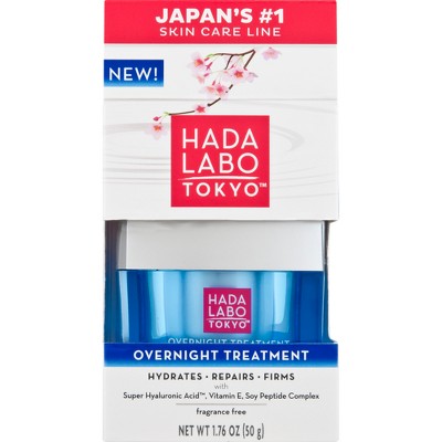 Hada Labo Tokyo Anti-Aging Overnight Treatment Night Cream 1.76oz - Imperfect Box