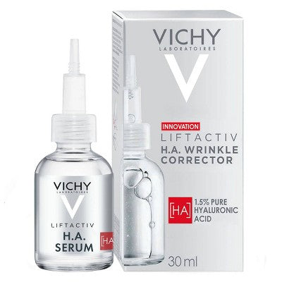 Vichy LiftActiv 1.5% Hyaluronic Acid Wrinkle Corrector Face Serum; Vitamin C  1.01 fl oz - New