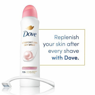 Dove Beauty Advanced Care Beauty Finish 72-Hour Women's Antiperspirant & Deodorant Dry Spray 3.8oz - New