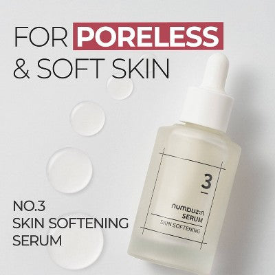 numbuzin No.3 Skin Softening Serum 1.69 fl oz - New