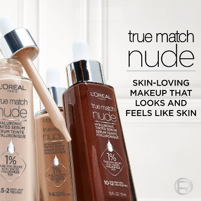 L'Oreal Paris True Match Hyaluronic Tinted Serum 2-3 Light 1 fl oz - Imperfect Container