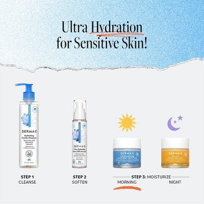derma e Ultra Hydrating Antioxidant Face Moisturizer 2oz - Imperfect Box