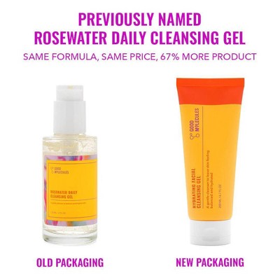 Good Molecules Hydrating Facial Cleanser Gel 200ml - Imperfect Box
