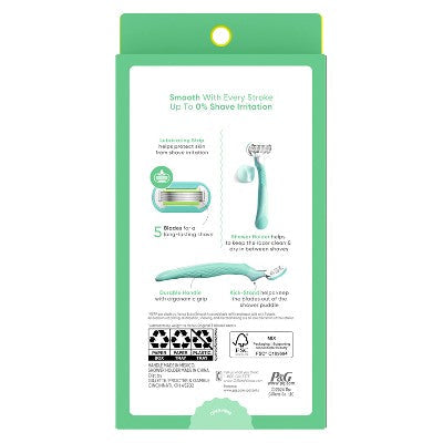 Venus Extra Smooth Value Pack Women's Razor + 5 Razor Blade Refills - Missing Box