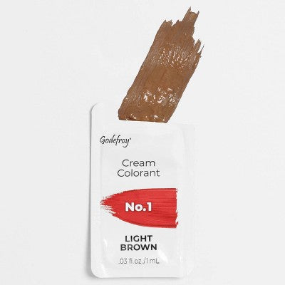 Godefroy Instant Eyebrow Tint Application Kit Light Brown 3ct - Imperfect Box