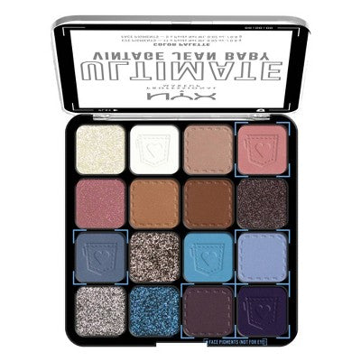 NYX Professional Ultimate Eyeshadow Palette Vintage Jean Baby 0.32oz - New