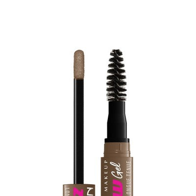 NYX Professional Makeup Zero to Brow Longwear Eyebrow Gel 02 Ash Blonde 0.06 fl oz - Imperfect Box