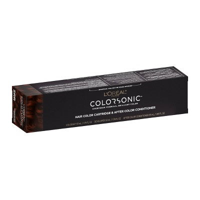 L'Oreal Paris Colorsonic Permanent Hair Color Cartridge  Medium Brown Intense Red 5 RR - Imperfect Box