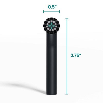 quip Rev Oscillating Brush Head Refill- Black 2pk - Imperfect Box