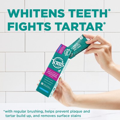 Tom's of Maine Antiplaque and Whitening Toothpaste 4.5oz/3pk - Missing Box