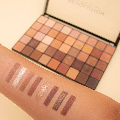 Makeup Revolution Maxi Reloaded  Eyeshadow Palette Ultimate Nudes 0.27oz - Imperfect Container