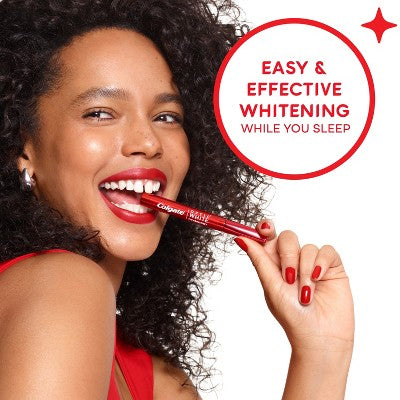 Colgate Optic White Overnight Teeth Whitening Pen Gel 0.08 fl oz/21 Treatments - New