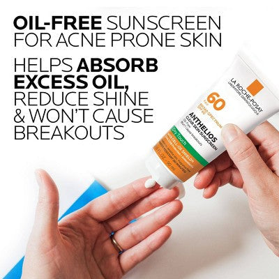La Roche Posay Anthelios Clear Skin Dry Touch Face Sunscreen SPF 60 3.0 fl oz - Imperfect Box