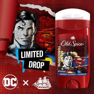 Old Spice Deodorant, Body Wash Shampoo Holiday DC Batman Gift Set 4pc 15.9oz - Imperfect Box