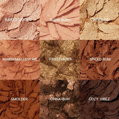 ColourPop 9-Pan Eyeshadow Makeup Palette Feelin' Toasty 0.3oz - Imperfect Box