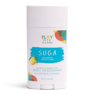 Play Pits Suga Kids Solid Deodorant 2.65oz - New