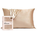 Kitsch Queen Size Satin Standard Pillowcase Thread Count Champagne - New