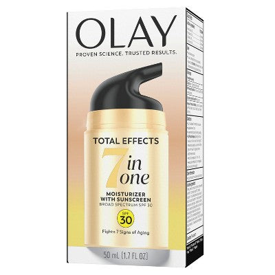 Olay Total Effects Face Moisturizer SPF 30 1.7 fl oz - New