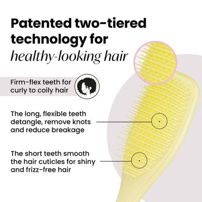Tangle Teezer Plant Brush Naturally Curly Detangling Hair Brush - Imperfect Box