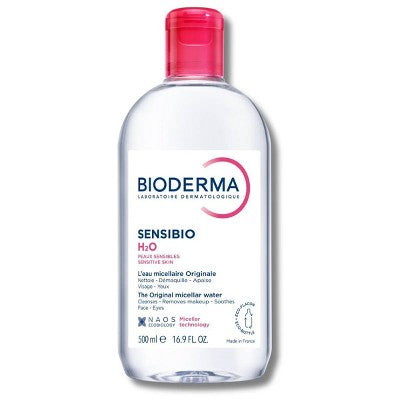 Bioderma Sensibio H2O Micellar Water Makeup Remover 16.9 fl oz - Imperfect Container