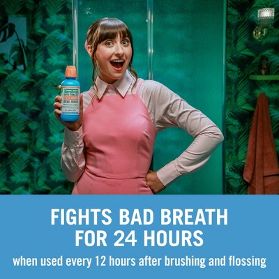 TheraBreath Fresh Breath Mouthwash Alcohol Free Icy Mint 16 fl oz - New