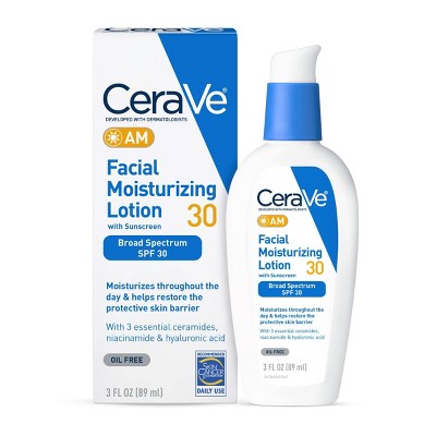 CeraVe Face Moisturizer with Sunscreen SPF 30 3 fl oz - Missing Box