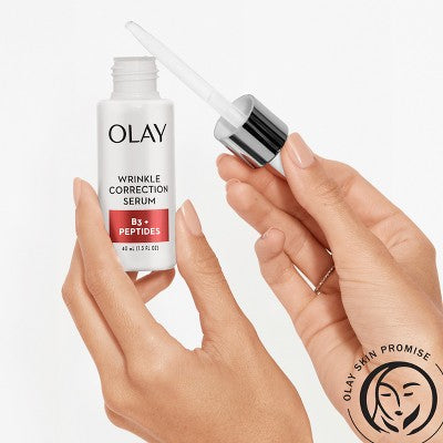Olay Wrinkle Correction Serum Vitamin B3 + Collagen Peptides 1.3 fl oz - New