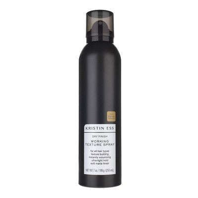 Kristin Ess Hair Dry Finish Working Texture Hair Spray, Volumizing 7oz - Imperfect Container