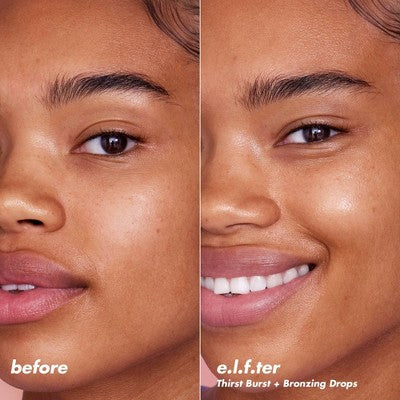 e.l.f. SKIN The Hottest Drops Duo Bronzing Drops & Holy Hydration 2ct/0.33oz - Imperfect Box