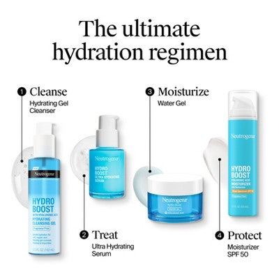 Neutrogena Hydro Boost Water Face Gel for Normal to Oily Skin 1.7oz - Imperfect Box