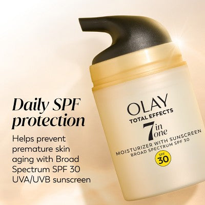 Olay Total Effects Face Moisturizer SPF 30 1.7 fl oz - New