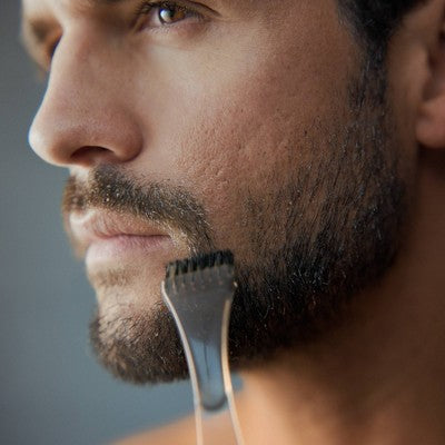 Just For Men Mustache & Beard Coloring for Gray Hair with Brush Included Light Red Brown M27 - New