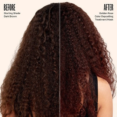 Overtone Golden Rose Hair Mask Semi-Permanent Hair Dye & Color Conditioner - New