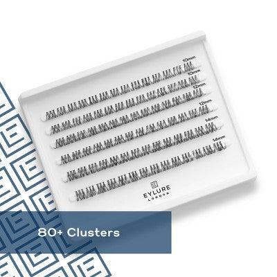 Eylure Volume & Curl Clusters False Eyelashes 84ct - Imperfect Box