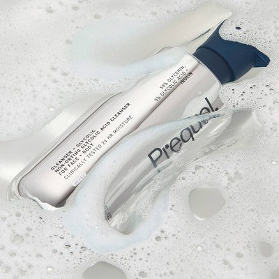 Prequel Gleanser + Glycolic Acid Non-Drying Cleanser 13.5 fl oz - Imperfect Container