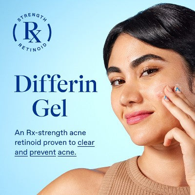Differin Acne Retinoid Face and Body Treatment Gel Adapalene 0.1% 45g - Imperfect Box