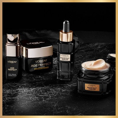 L'Oreal Paris Age Perfect Cell Renewal Midnight Face Cream 1.7oz - Imperfect Box