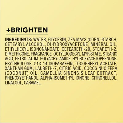 Jergens Natural Glow Brightening Daily Moisturizer + Self Tanner Tanning Lotion 10 fl oz - Imperfect Container