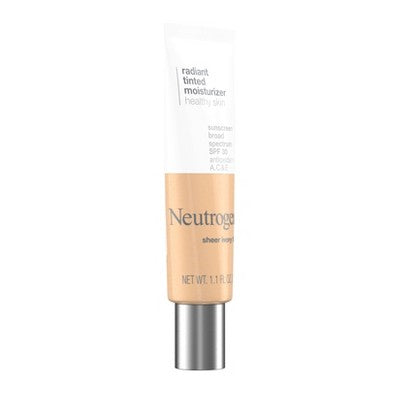 Neutrogena Healthy Skin Radiant Tinted Moisturizer SPF 25 Sheer Fair 20 1.1 fl oz - Imperfect Container