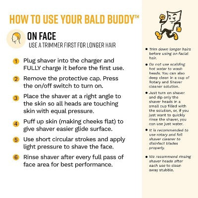 The Cut Buddy Bald Buddy Electric Cordless Head Shaver - Imperfect Box