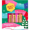 Burt's Bees Holiday Limited Edition Stocking Stuffer Beeswax Bounty Lip Balm Gift Set - Fruit Mix - 4ct