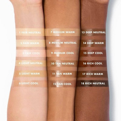e.l.f. Halo Glow Skin Tint Light Coverage Foundation - Mineral SPF 50 - 6 Light Cool - 1 fl oz