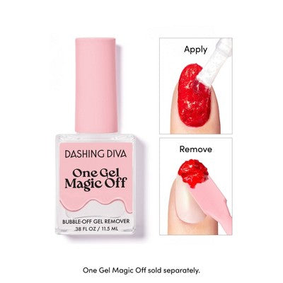 Dashing Diva One Gel Color Nail Polish Starter Kit Daikon 8ct - New