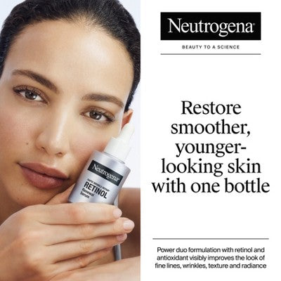 Neutrogena Rapid Wrinkle Repair Retinol Renewal Serum 1 fl oz - Missing Box