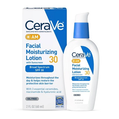 CeraVe Moisturizer Sunscreen AM Facial Lotion Normal to Dry SPF30 2oz - Missing Box