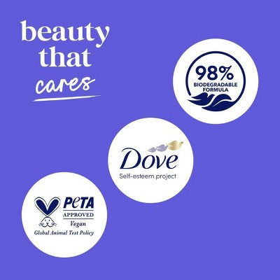 Dove Deep Moisture Body Wash Nourishes the Driest Skin 24hr Lotion-Soft Skin 30.6 fl oz - Imperfect Container