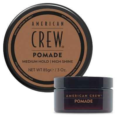 American Crew Men's Medium Hold; High Shine Hair Pomade Gel 3oz - Imperfect Container