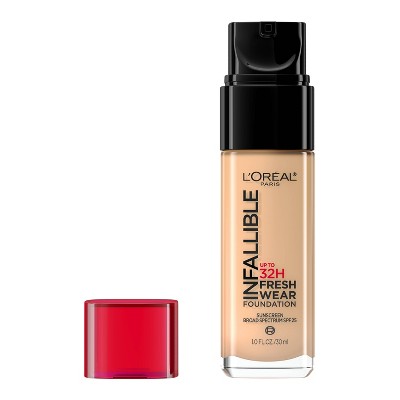 L'Oreal Paris Infallible 32HR Fresh Wear Foundation SPF 25 440 Natural Rose 1 fl oz - Missing Lid