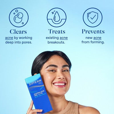 Differin Acne Retinoid Face and Body Treatment Gel Adapalene 0.1% 45g - Imperfect Box